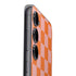 Orange Checkered Galaxy S25 Skin
